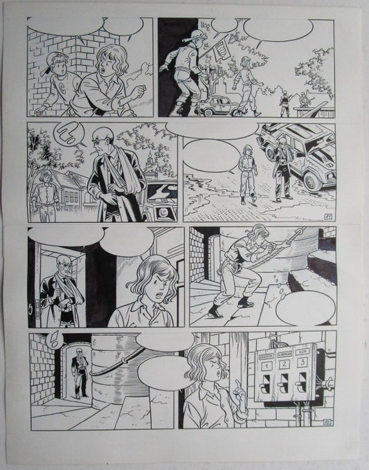 Originele pagina Waterland 7 - De klokkenluider van Sluis plaat 41