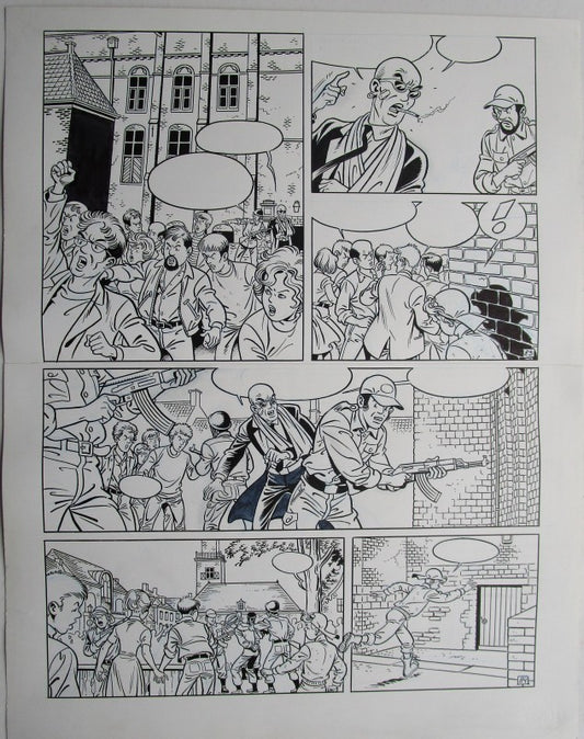 Originele pagina Waterland 7 - De klokkenluider van Sluis plaat 42