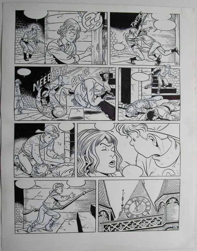 Originele pagina Waterland 7 - De klokkenluider van Sluis plaat 43