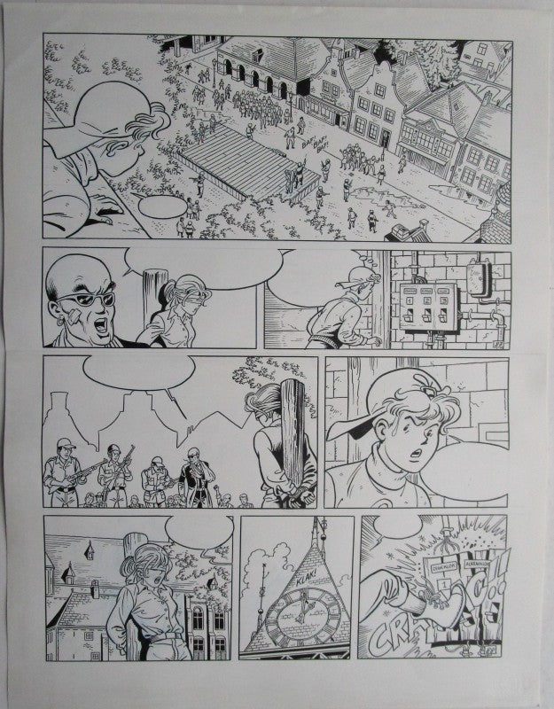 Originele pagina Waterland 7 - De klokkenluider van Sluis plaat 44