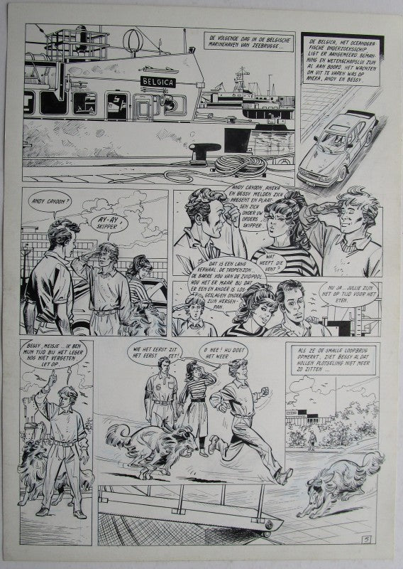 Originele pagina Bessy Natuurkommando 11 - plaat 5