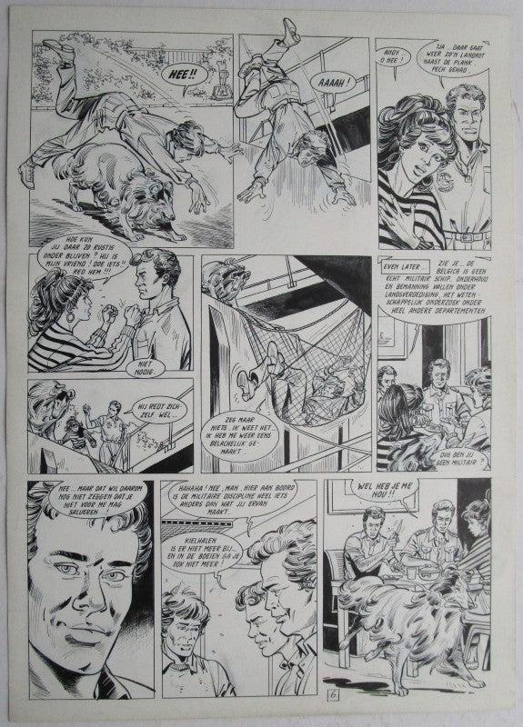 Originele pagina Bessy Natuurkommando 11 - plaat 6