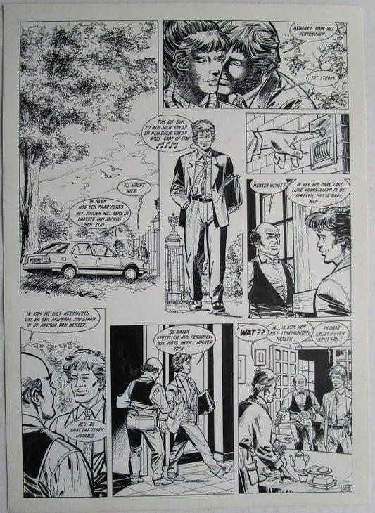 Originele pagina Bessy Natuurkommando 11 - plaat 21