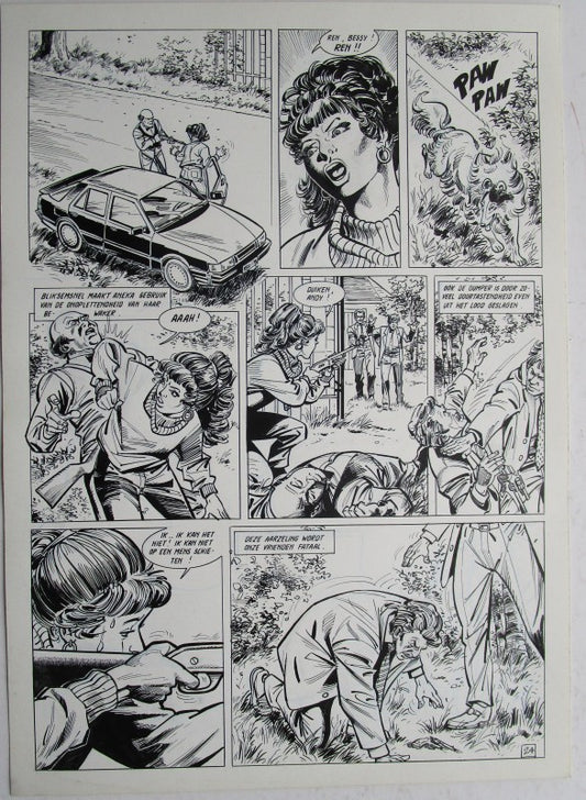 Originele pagina Bessy Natuurkommando 11 - plaat 24