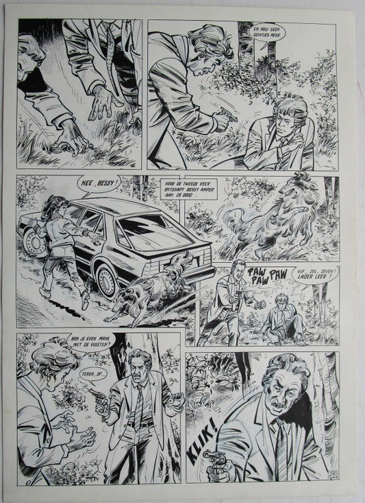 Originele pagina Bessy Natuurkommando 11 - plaat 25