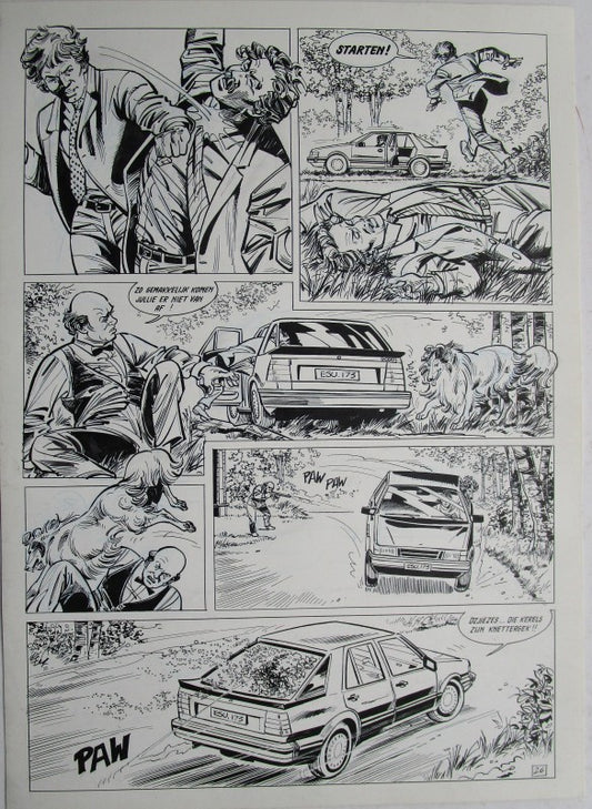 Originele pagina Bessy Natuurkommando 11 - plaat 26