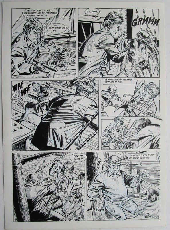 Originele pagina Bessy Natuurkommando 11 - plaat 30