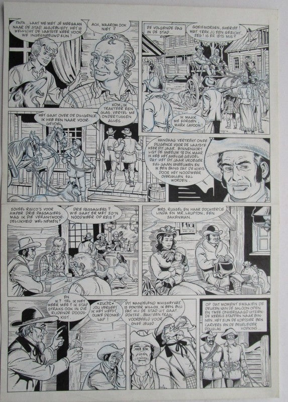 Originele pagina Bessy klassiek 3 - De laatste diligence plaat 3