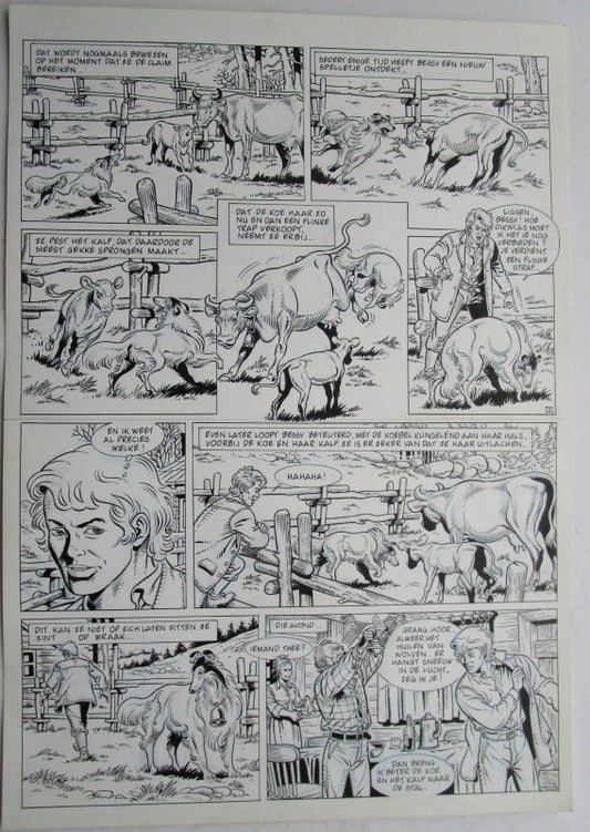 Originele pagina Bessy klassiek 3 - De laatste diligence plaat 5