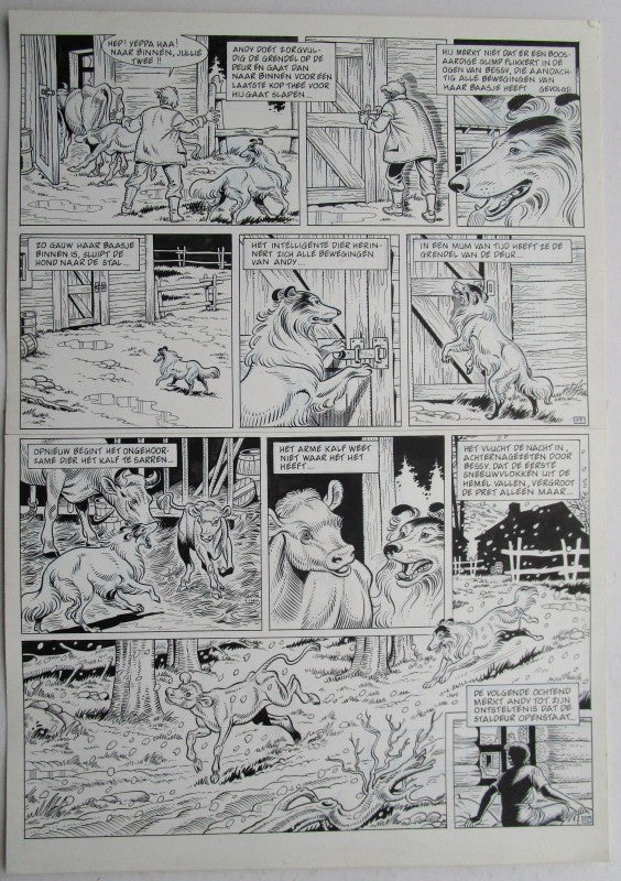 Originele pagina Bessy klassiek 3 - De laatste diligence plaat 6
