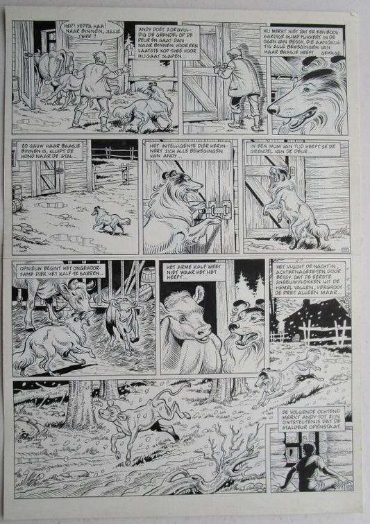 Originele pagina Bessy klassiek 3 - De laatste diligence plaat 6
