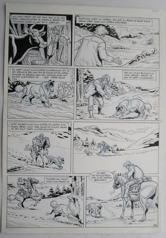 Originele pagina Bessy klassiek 3 - De laatste diligence plaat 7