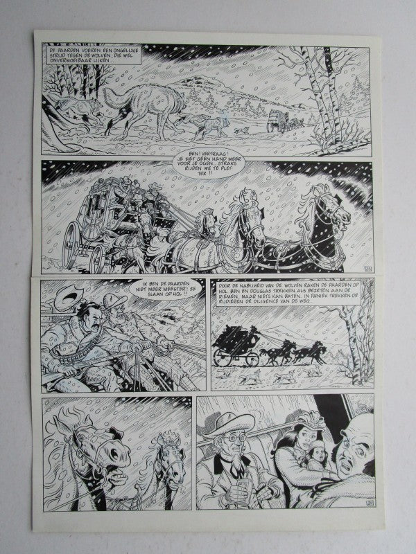 Originele pagina Bessy klassiek 3 - De laatste diligence plaat 12