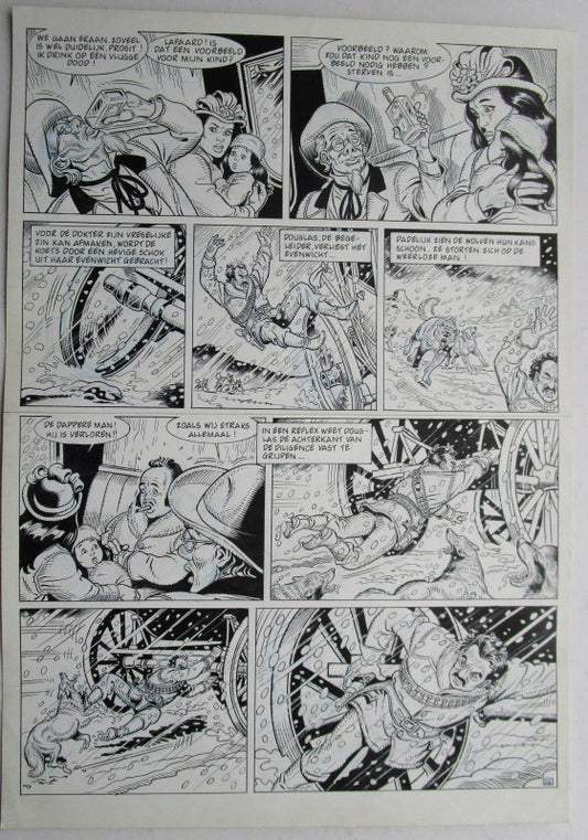 Originele pagina Bessy klassiek 3 - De laatste diligence plaat 13