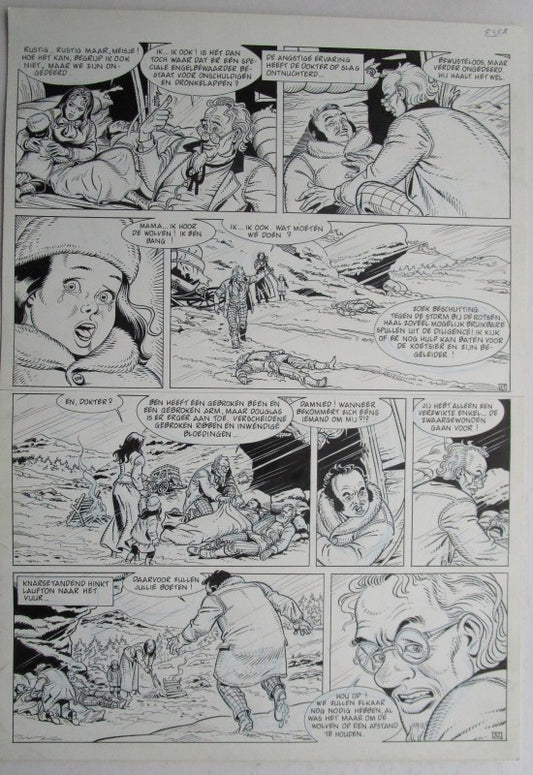 Originele pagina Bessy klassiek 3 - De laatste diligence plaat 16