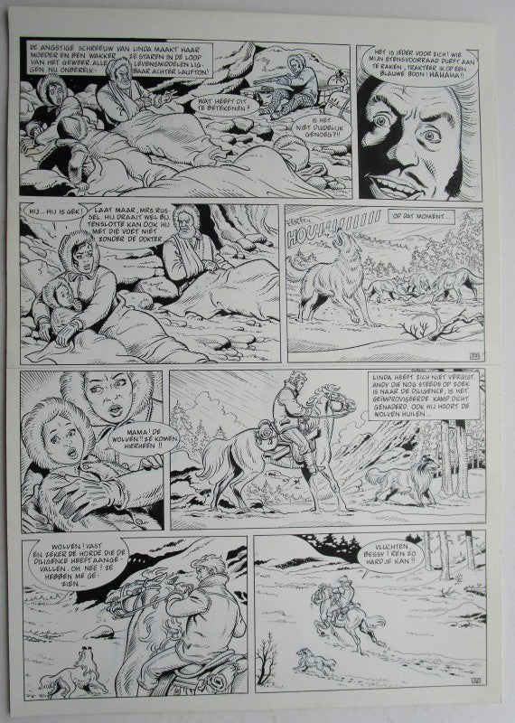 Originele pagina Bessy klassiek 3 - De laatste diligence plaat 19