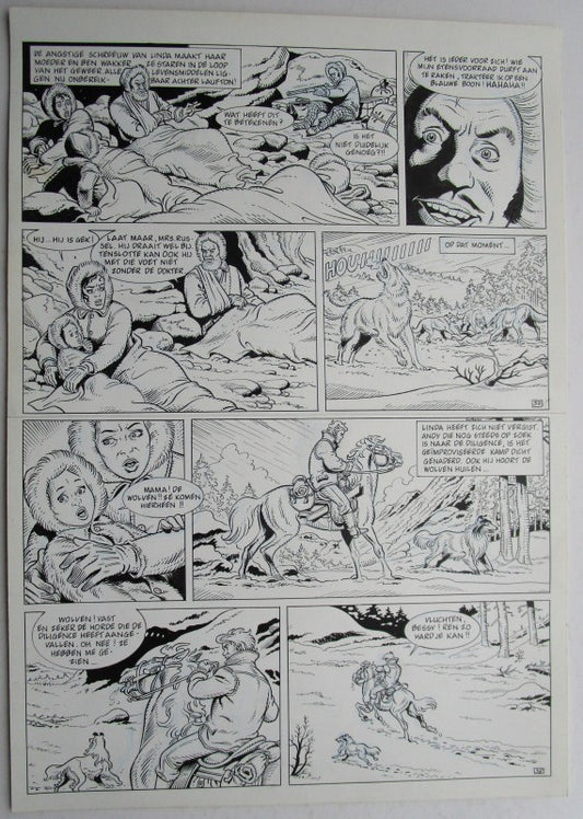 Originele pagina Bessy klassiek 3 - De laatste diligence plaat 19