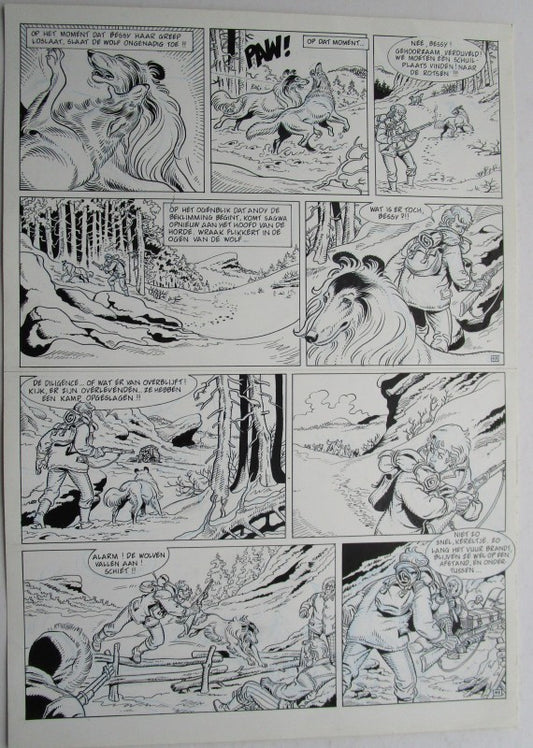 Originele pagina Bessy klassiek 3 - De laatste diligence plaat 22