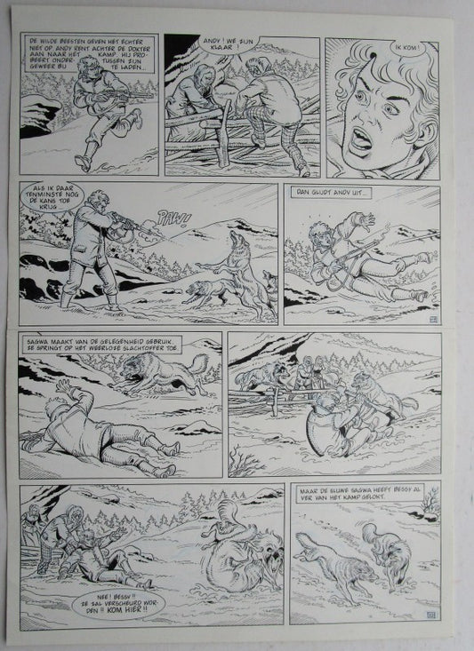Originele pagina Bessy klassiek 3 - De laatste diligence plaat 25