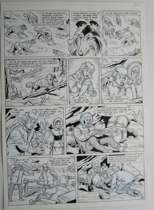 Originele pagina Bessy klassiek 3 - De laatste diligence plaat 26