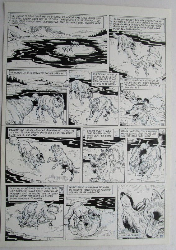 Originele pagina Bessy klassiek 3 - De laatste diligence plaat 29