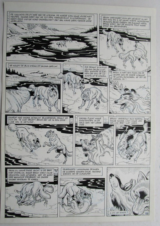 Originele pagina Bessy klassiek 3 - De laatste diligence plaat 29