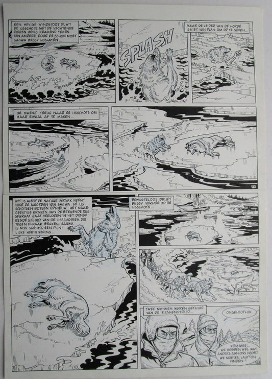 Originele pagina Bessy klassiek 3 - De laatste diligence plaat 30