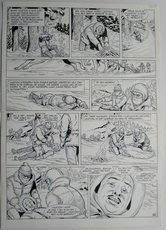 Originele pagina Bessy klassiek 3 - De laatste diligence plaat 33
