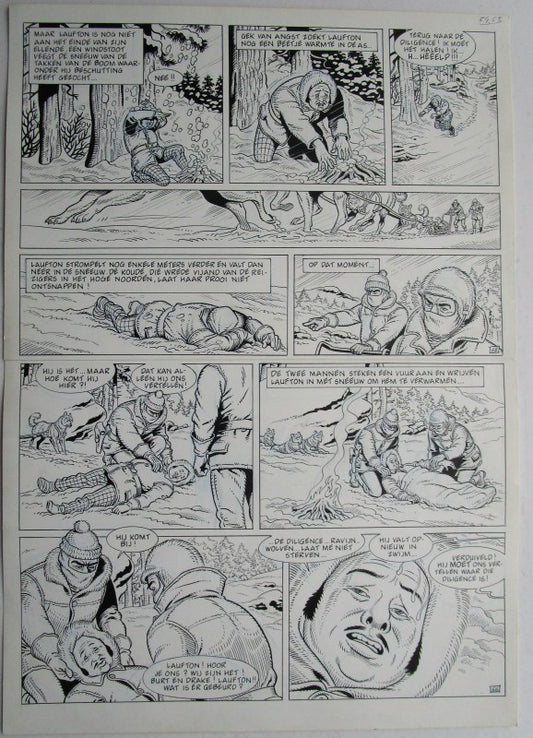 Originele pagina Bessy klassiek 3 - De laatste diligence plaat 33