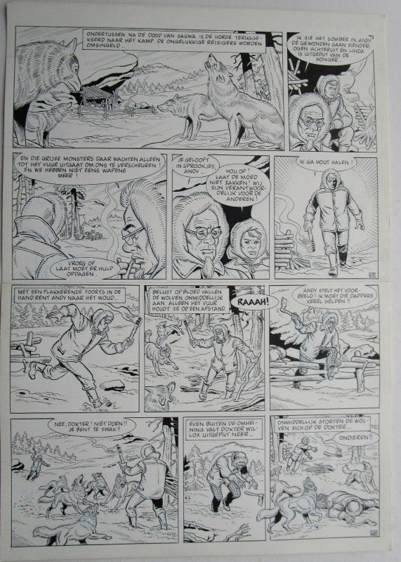 Originele pagina Bessy klassiek 3 - De laatste diligence plaat 34