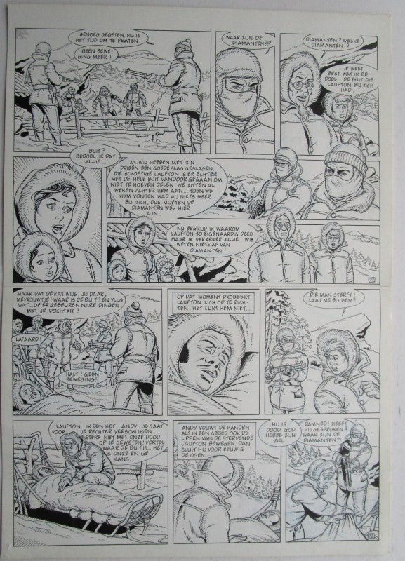Originele pagina Bessy klassiek 3 - De laatste diligence plaat 36