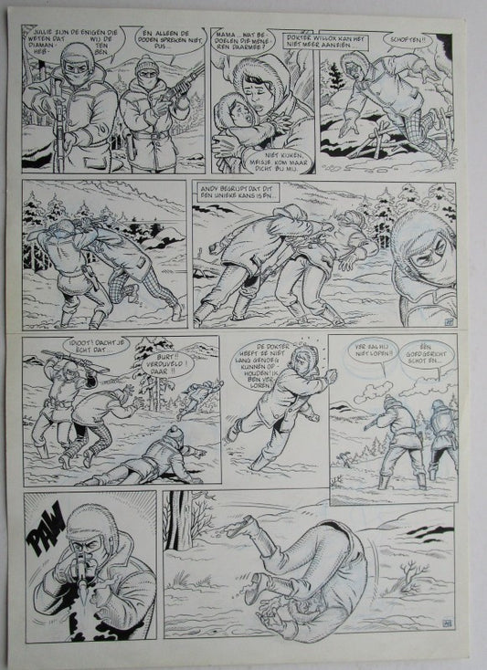 Originele pagina Bessy klassiek 3 - De laatste diligence plaat 38