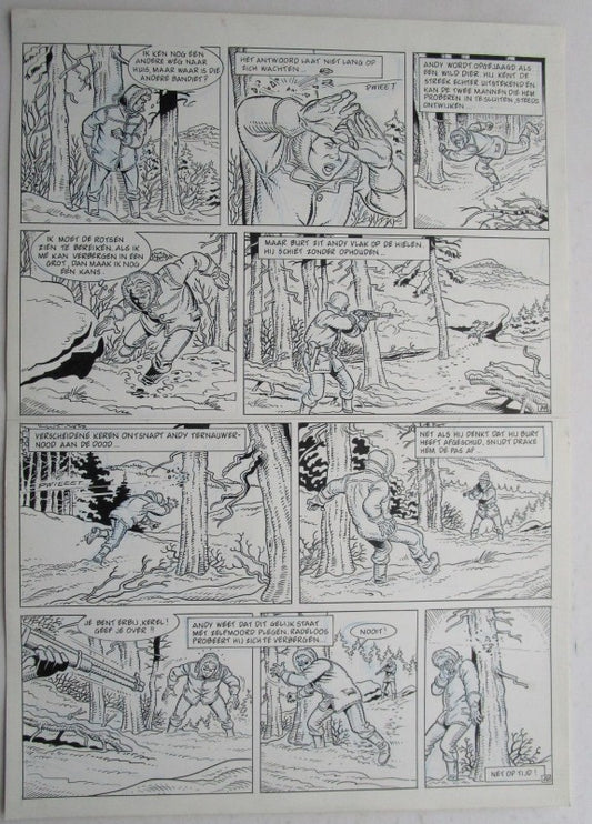 Originele pagina Bessy klassiek 3 - De laatste diligence plaat 40