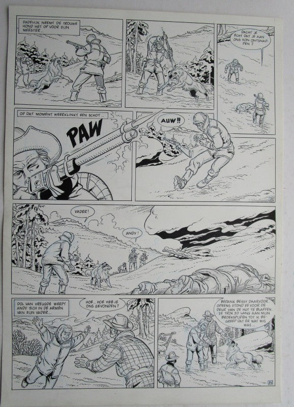 Originele pagina Bessy klassiek 3 - De laatste diligence plaat 43