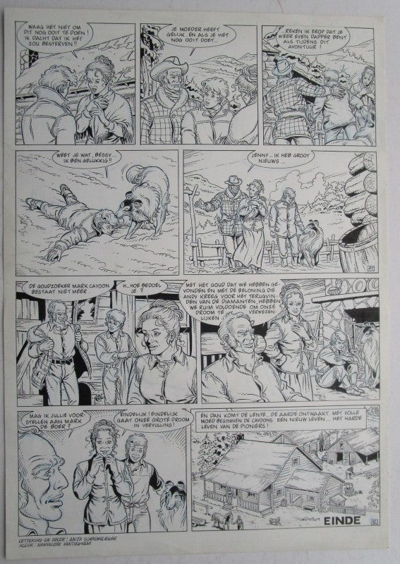 Originele pagina Bessy klassiek 3 - De laatste diligence plaat 46