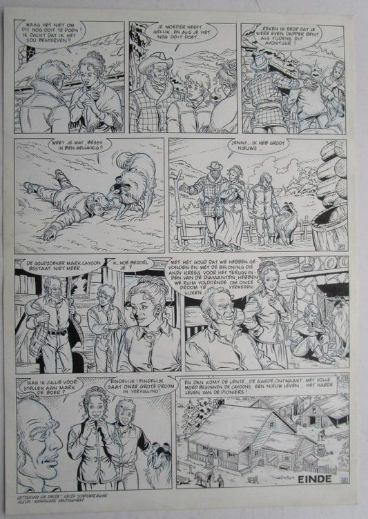 Originele pagina Bessy klassiek 3 - De laatste diligence plaat 46