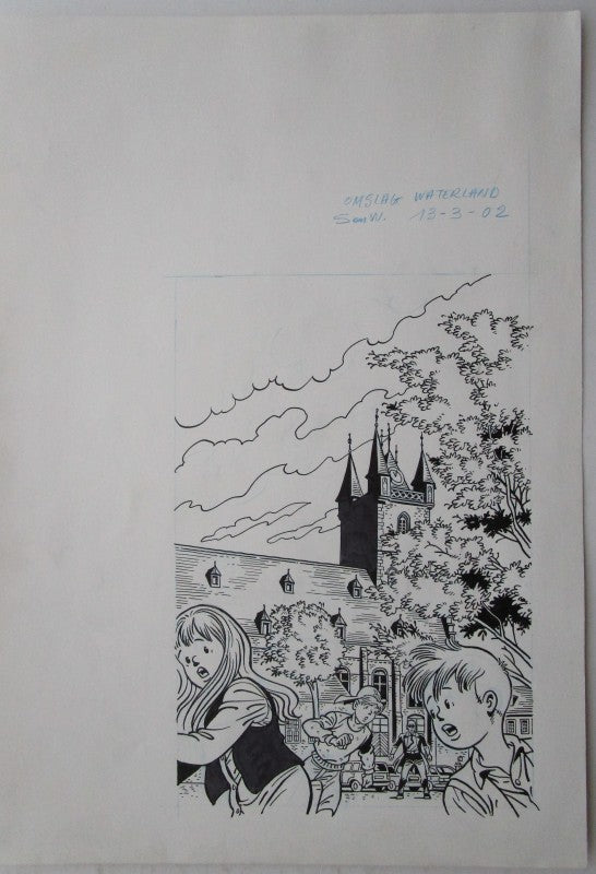 Originele tekening Waterland