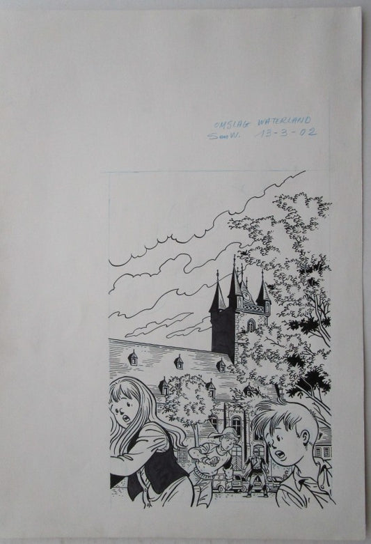 Originele tekening Waterland