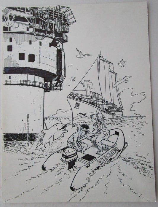 originele tekening Greenpaece