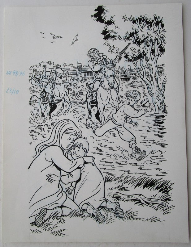 Originele tekening Waterland