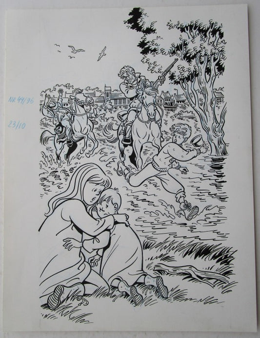 Originele tekening Waterland
