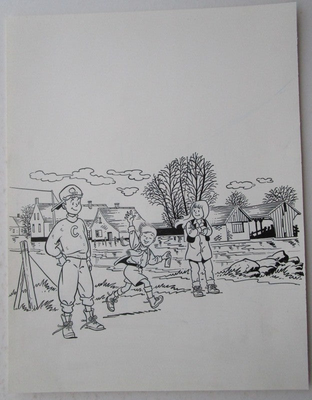 Originele tekening Waterland
