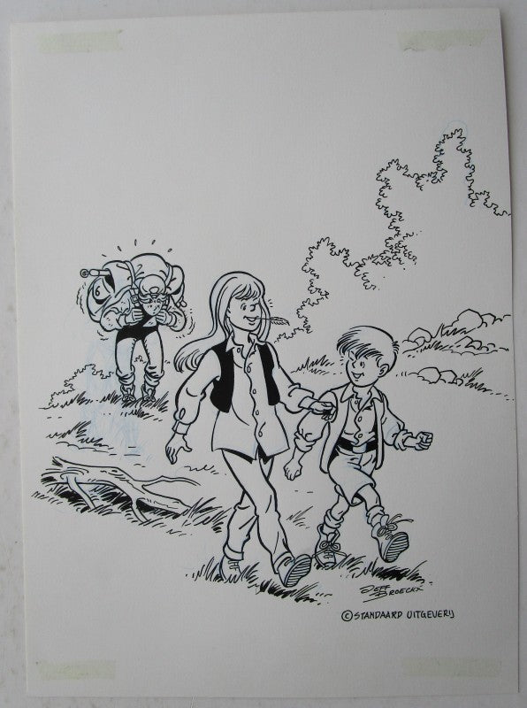 Originele illustratie Waterland