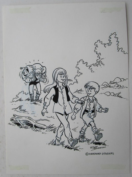 Originele illustratie Waterland