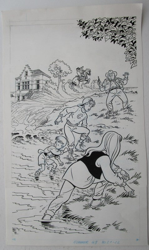 Originele tekening Waterland