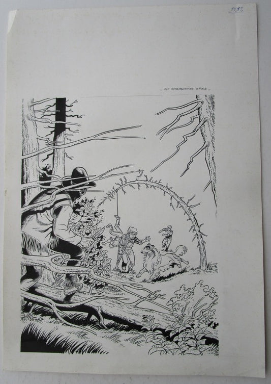 originele cover Bessy - Het geheimzinnige spoor