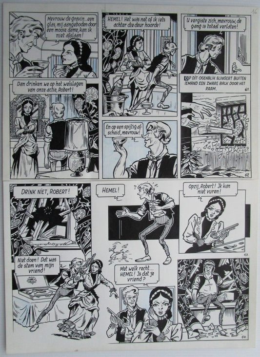 Originele pagina strook 61 tot 64