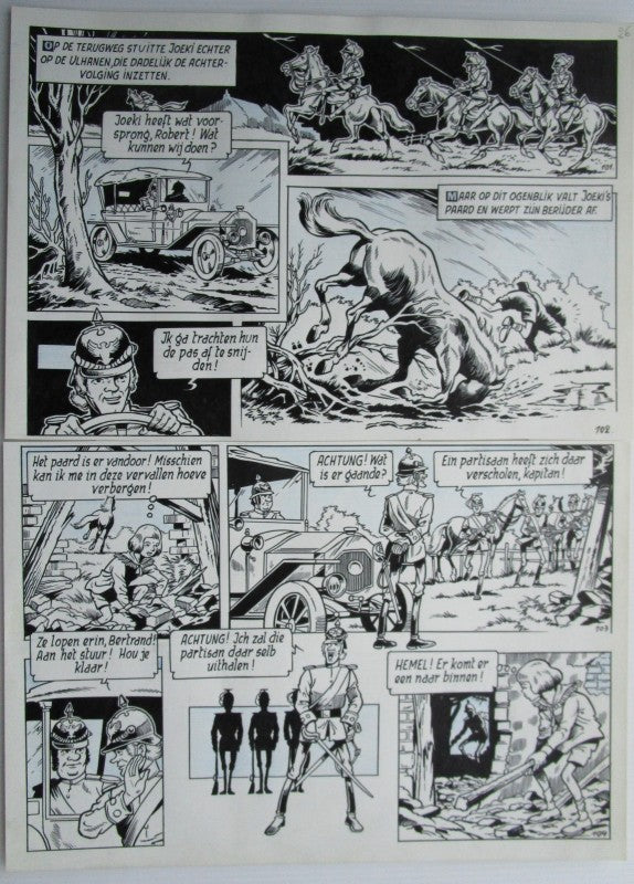 Originele pagina strook 101 tot 104