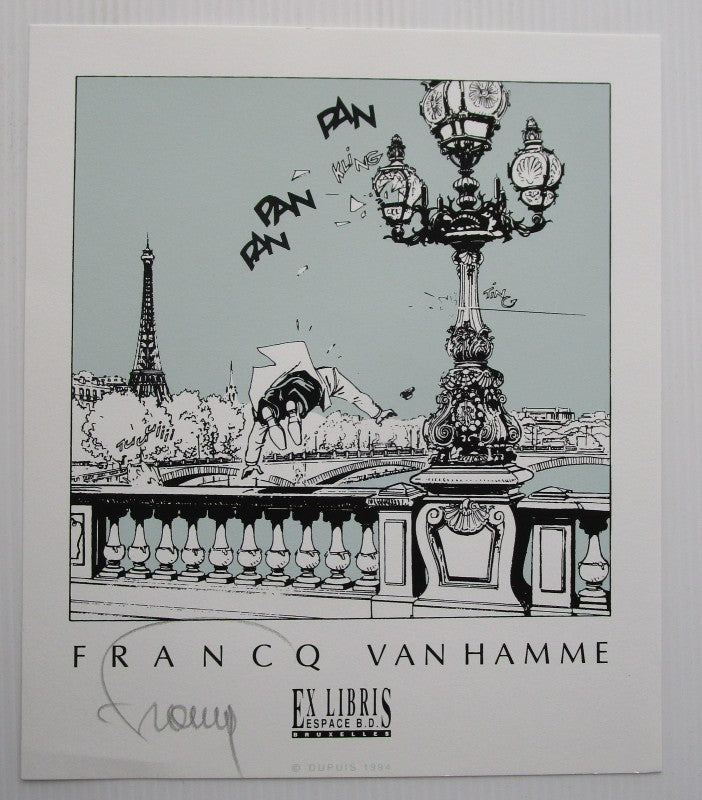 Ex Libris gesigneerd Largo Winch