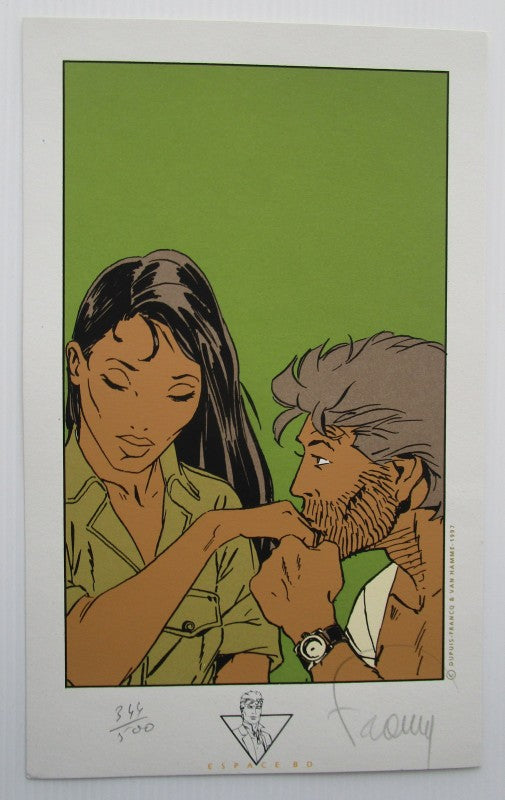 Ex Libris gesigneerd Largo Winch